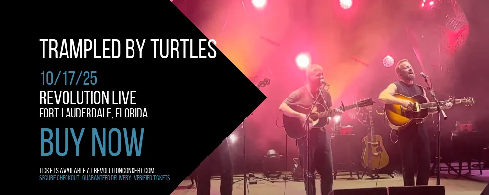 Trampled by Turtles at Revolution Live
