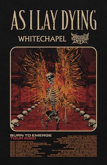 As I Lay Dying, Whitechapel & Shadow of Intent at Revolution Live