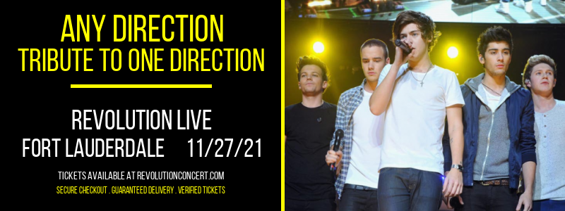 Any Direction - Tribute To One Direction at Revolution Live