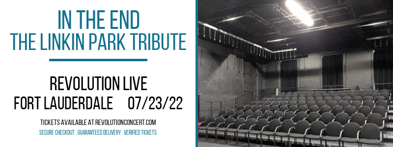 In The End - The Linkin Park Tribute at Revolution Live