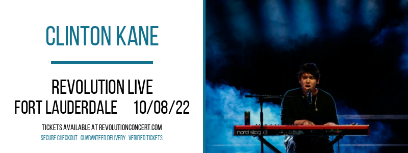 Clinton Kane [CANCELLED] at Revolution Live