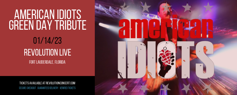 American Idiots - Green Day Tribute at Revolution Live