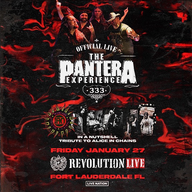 The Pantera Experience with In A Nutshell – Tribute to Alice In Chains at Revolution Live