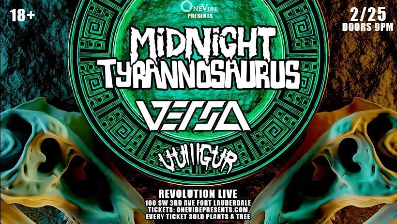 Midnight Tyrannosaurus & Versa at Revolution Live