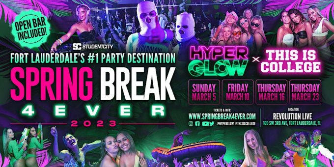 Spring Break 4Ever at Revolution Live