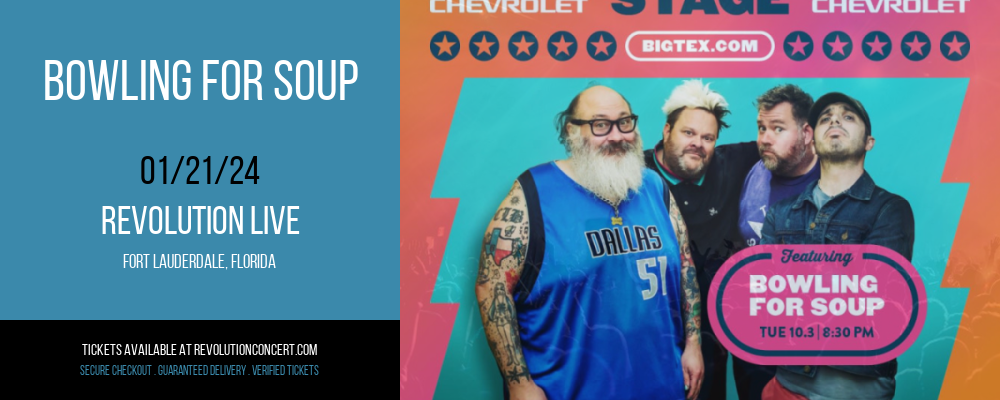 Bowling For Soup at Revolution Live