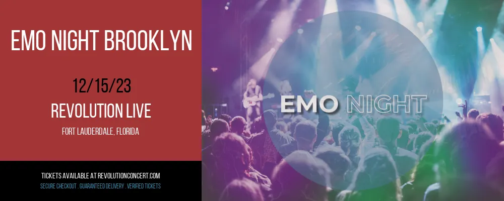 Emo Night Brooklyn at Revolution Live