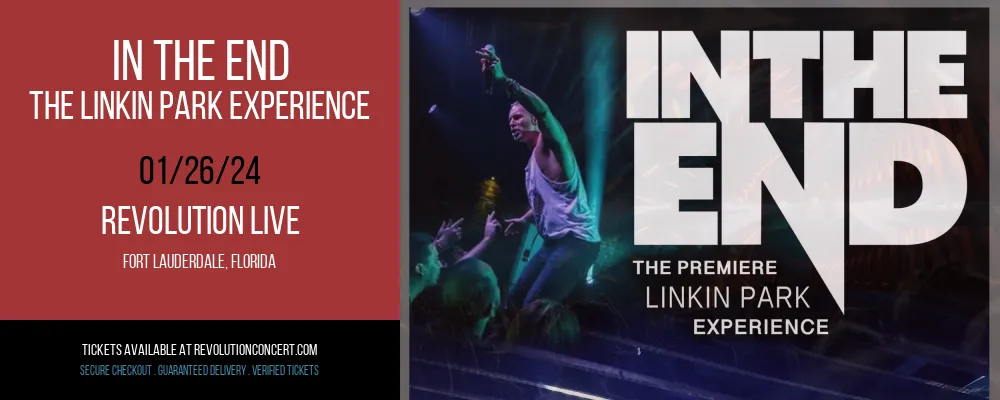 In The End - The Linkin Park Experience at Revolution Live