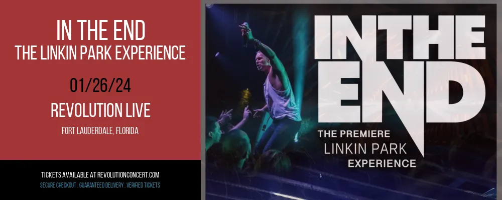 In The End at Revolution Live