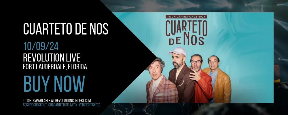 Cuarteto de Nos at Revolution Live