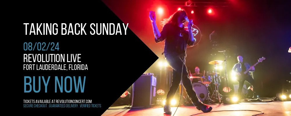 Taking Back Sunday at Revolution Live