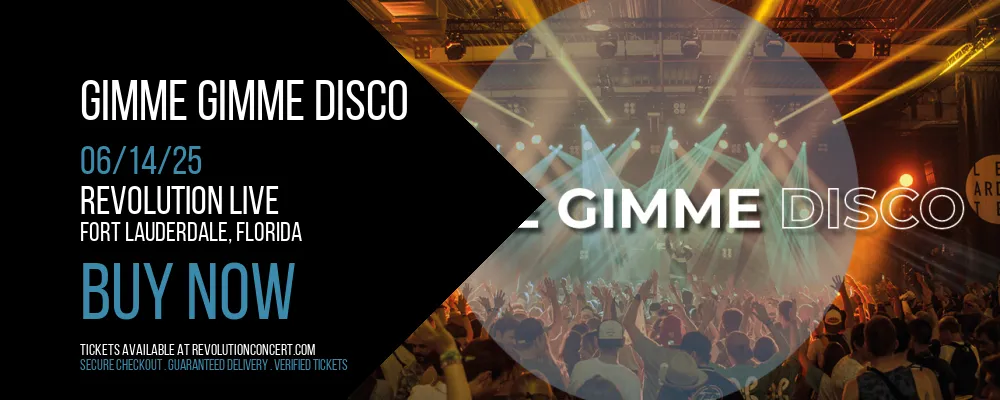 Gimme Gimme Disco at Revolution Live