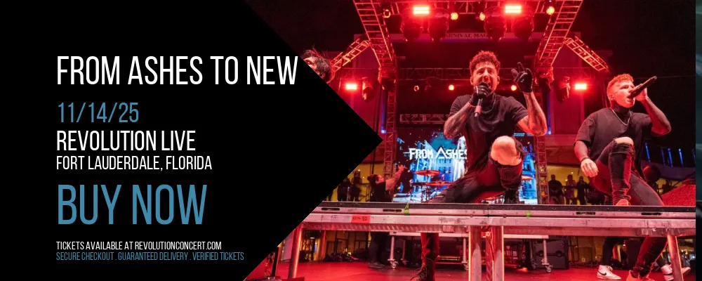 From Ashes to New at Revolution Live