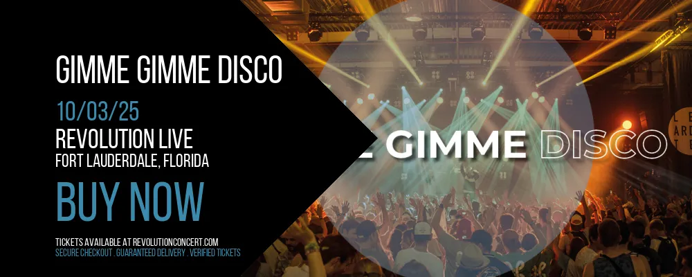 Gimme Gimme Disco at Revolution Live