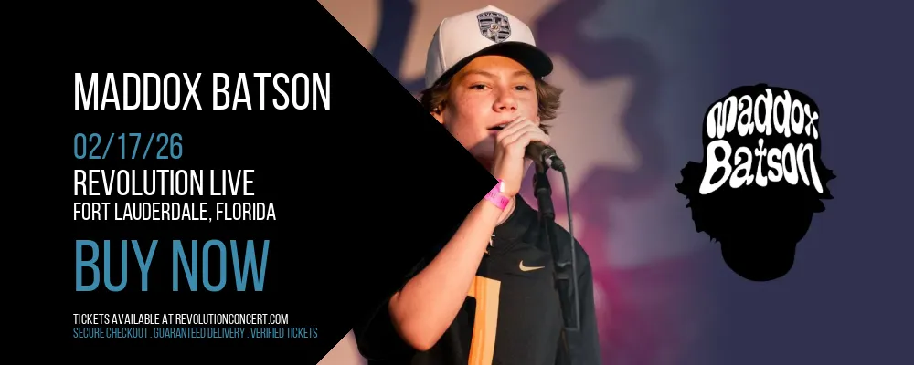 Maddox Batson at Revolution Live