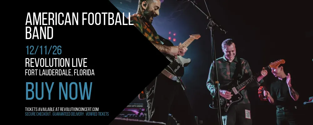 American Football at Revolution Live