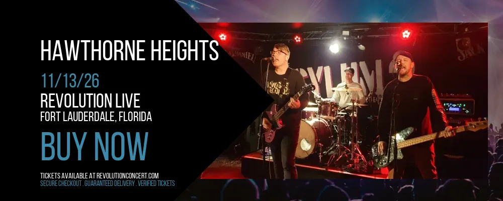 Hawthorne Heights at Revolution Live