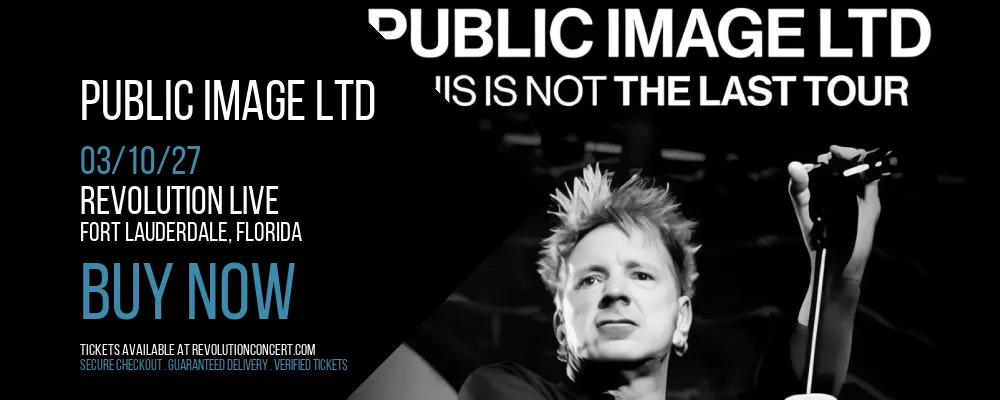 Public Image Ltd at Revolution Live
